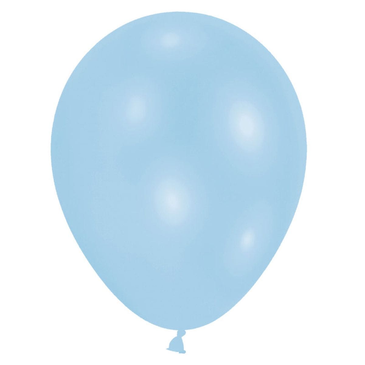 Pearl Powder Blue - 9" Latex Balloons (10pk)