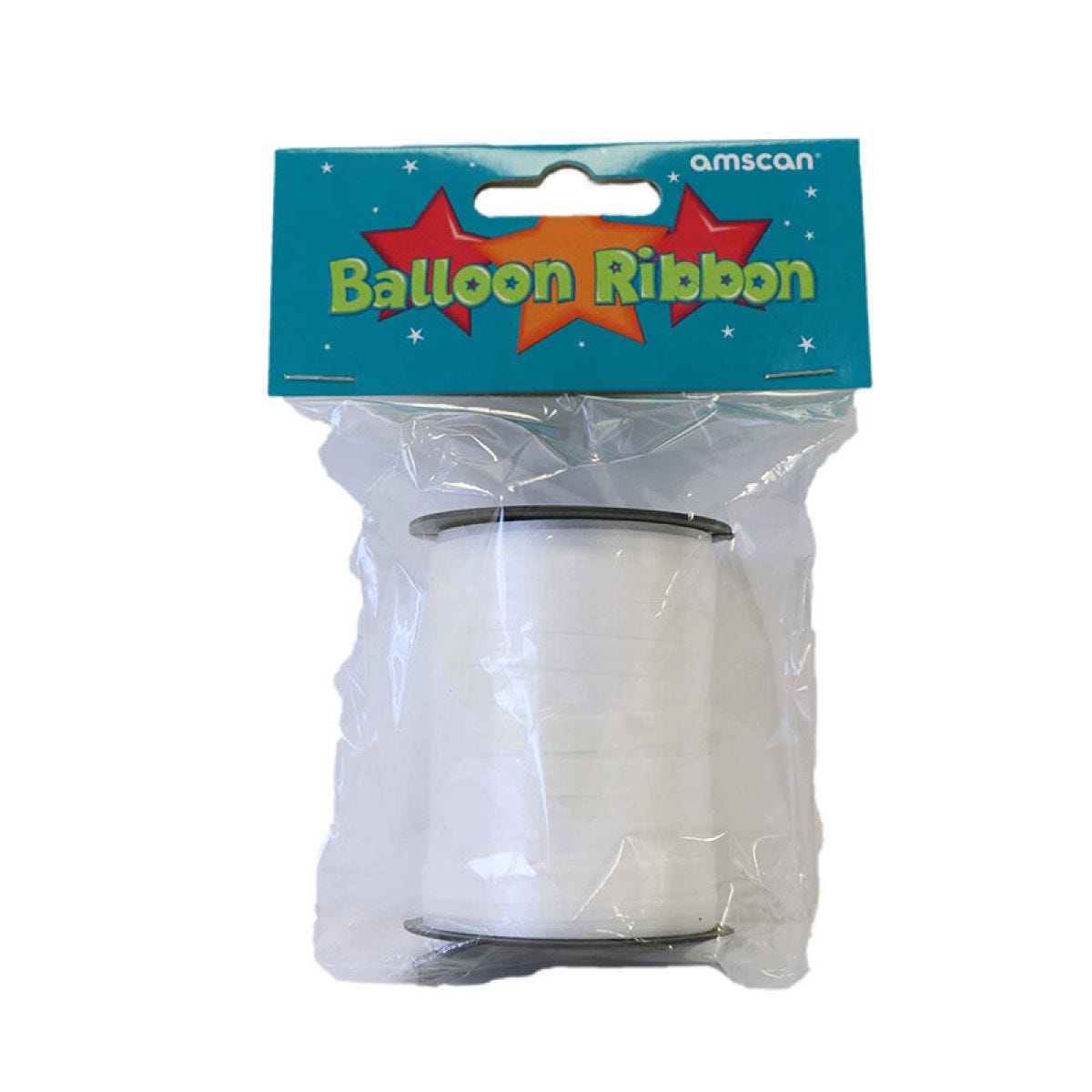 White Balloon Ribbon - 25m