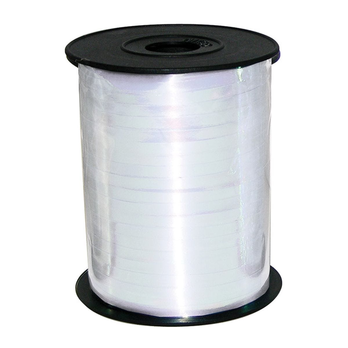 Iridescent White Balloon Ribbon - 230m x 5mm