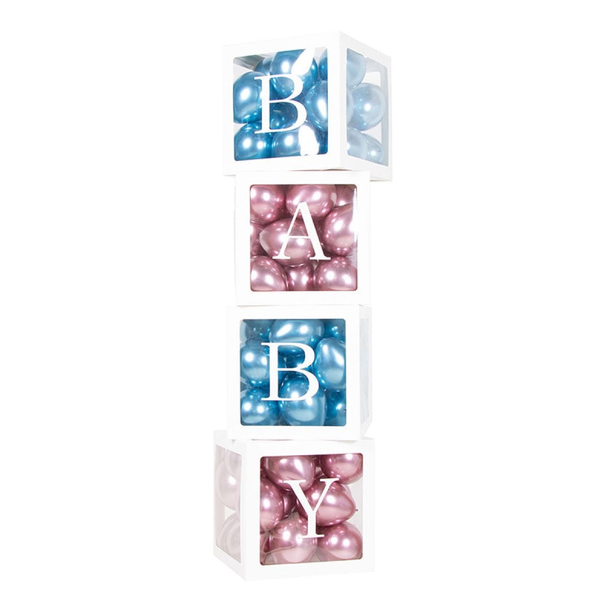 Baby Balloon Cubes - 30cm x 30cm (4pcs)