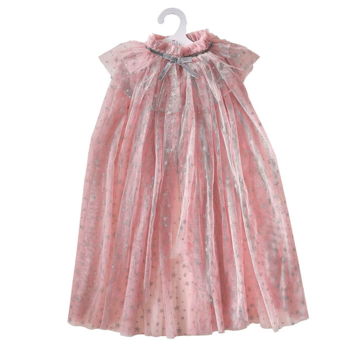 Blush & Silver Star Cape