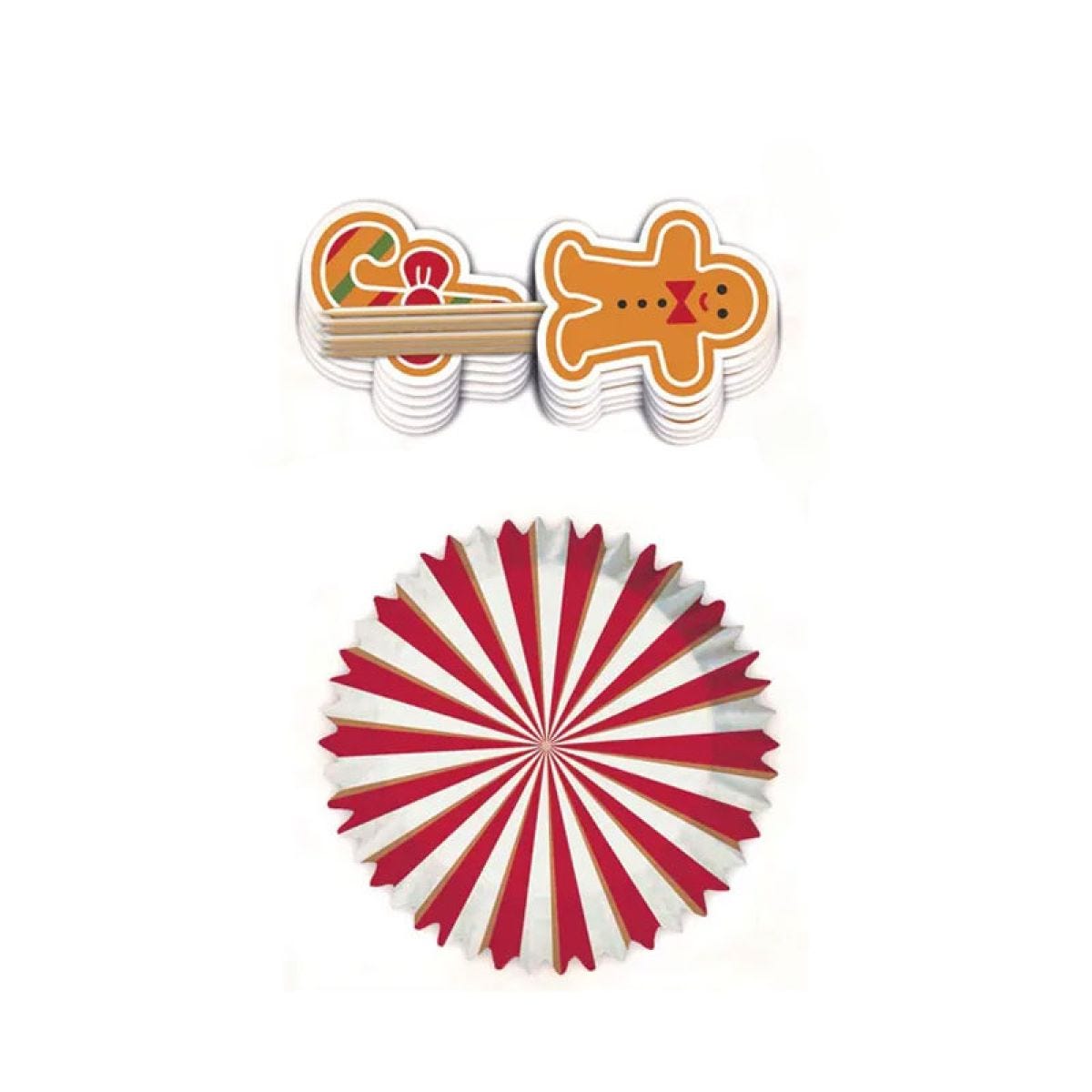 Gingerbread Swirl Cupcake Kit (28pk)