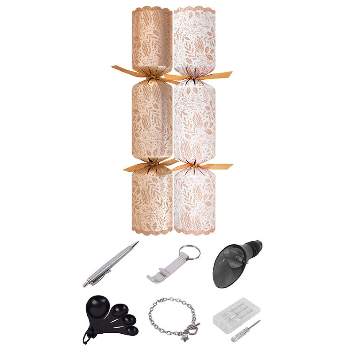 Deluxe Glitter Leaf Crackers - 13.5" (6pk)
