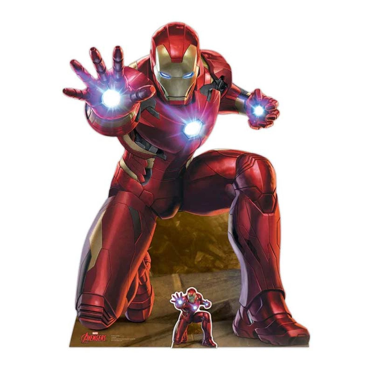 Iron Man Triple Repulsor Beam Blast Cardboard Cutout - 133cm x 101cm