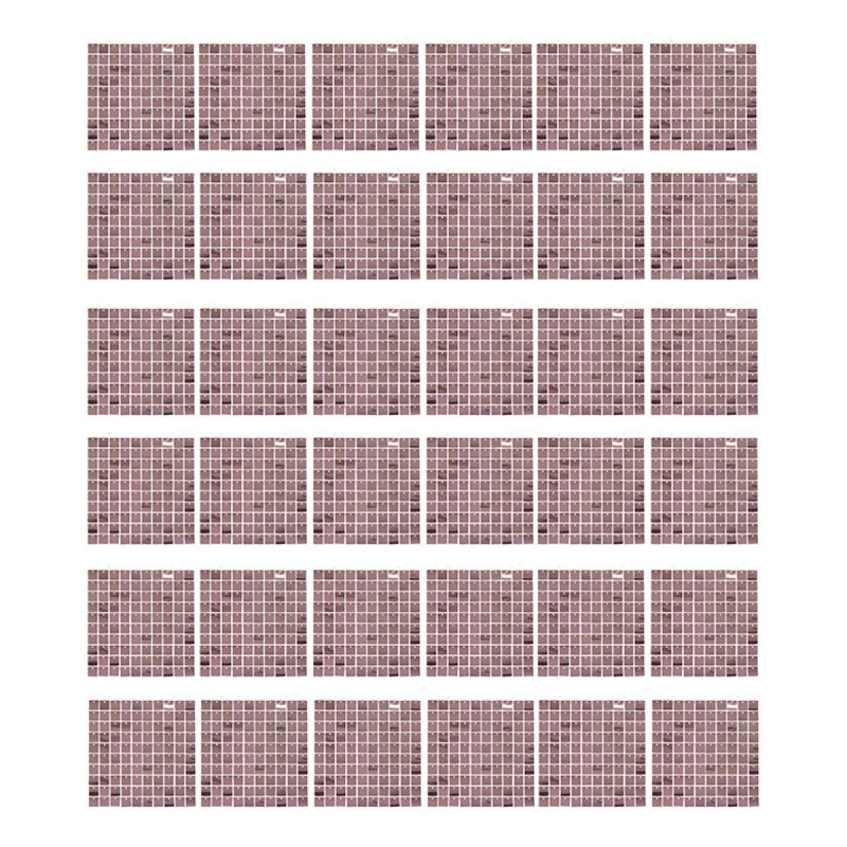 Rose Gold Sequin Acrylic Backed Wall Panel Kit (36pcs)