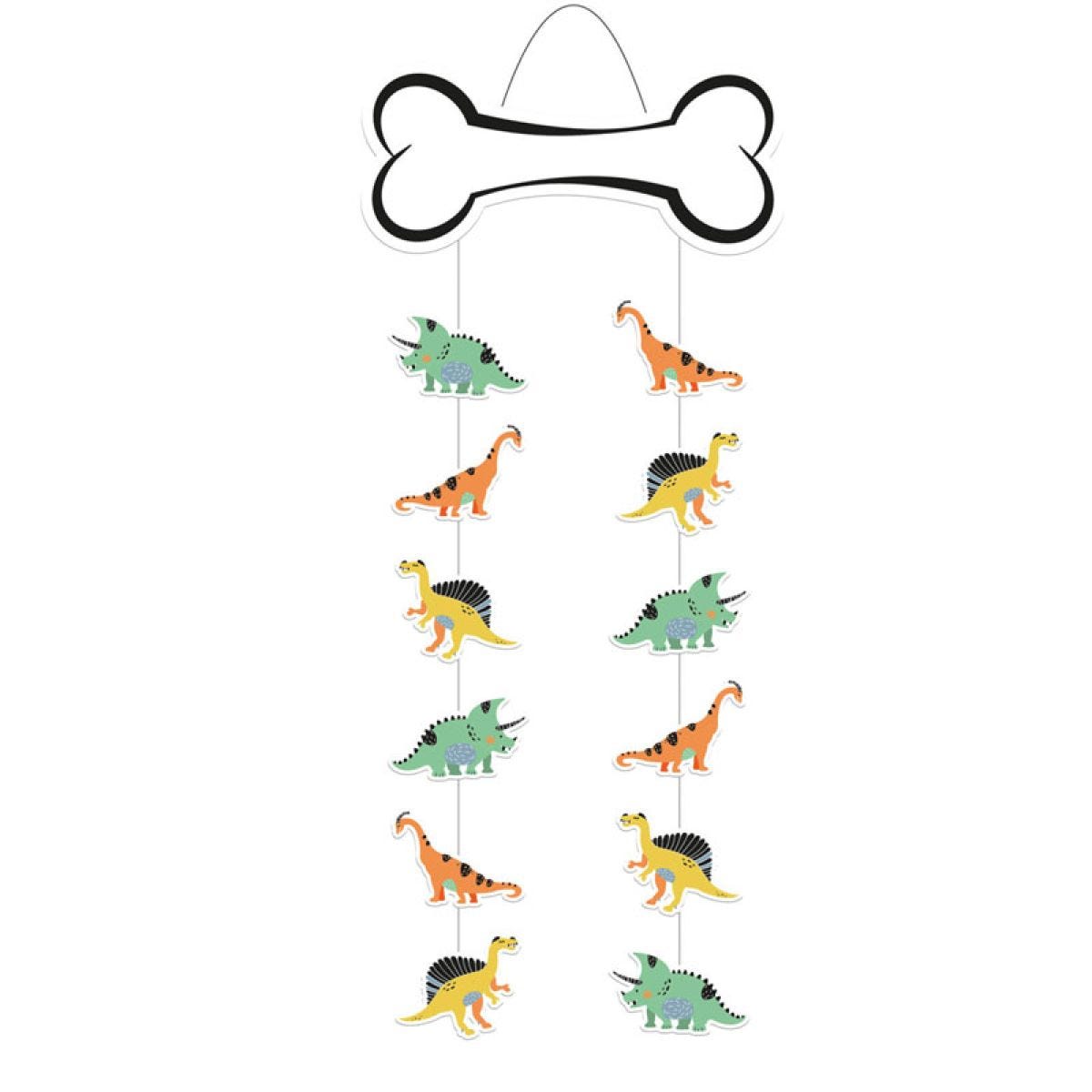 Dino Roar Paper Hanging Decoration - 30cm x 85cm