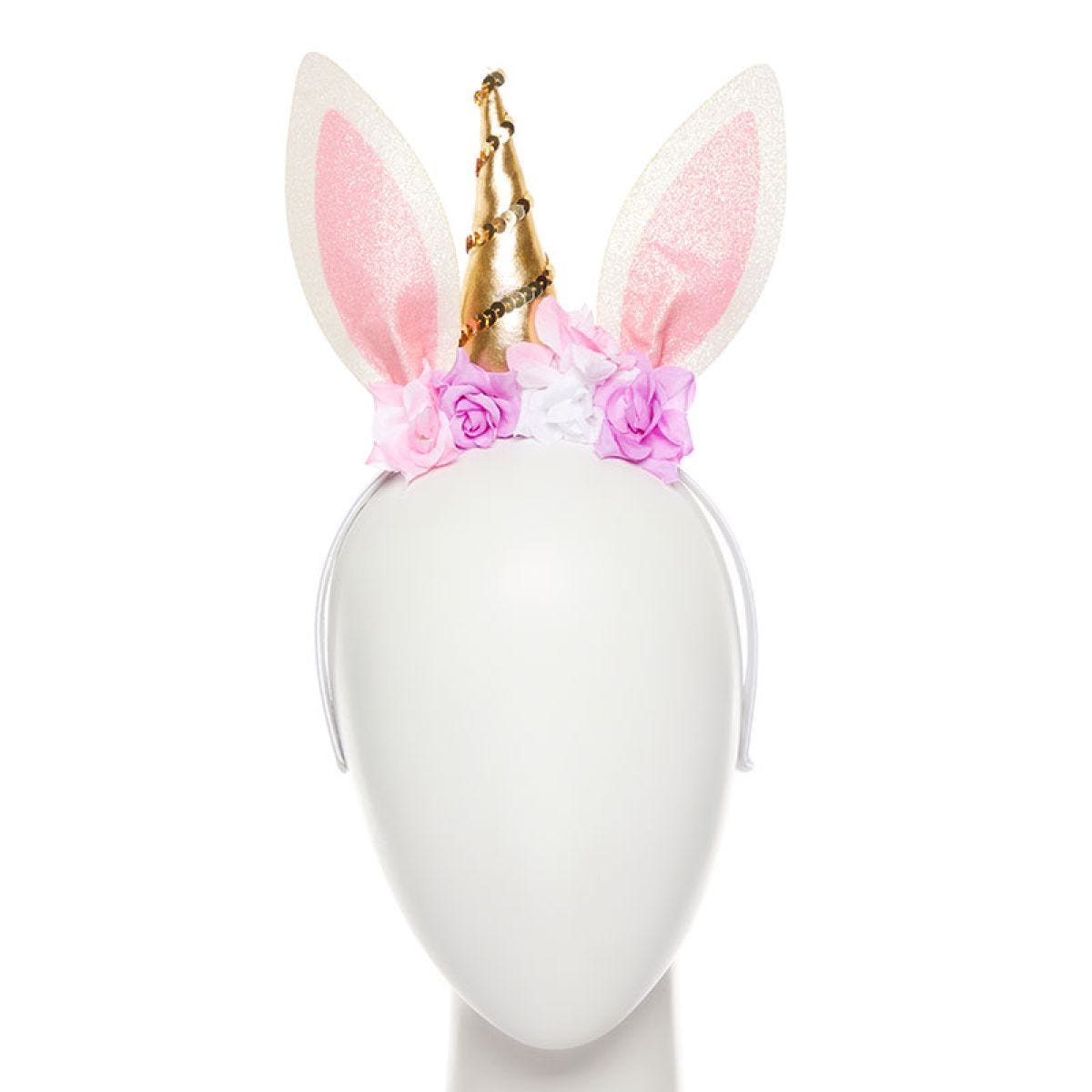 Easter Unicorn Bunny Headband