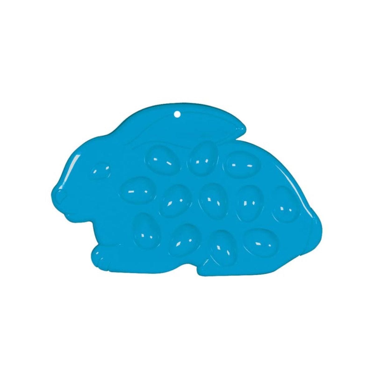 Blue Bunny Shaped Plastic Egg Tray