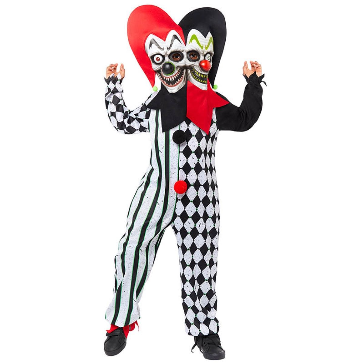 Two Faced Clown - Childs Costume