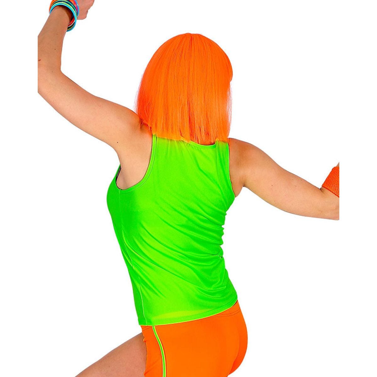 80s Neon Green Tank Top - Adult Costume