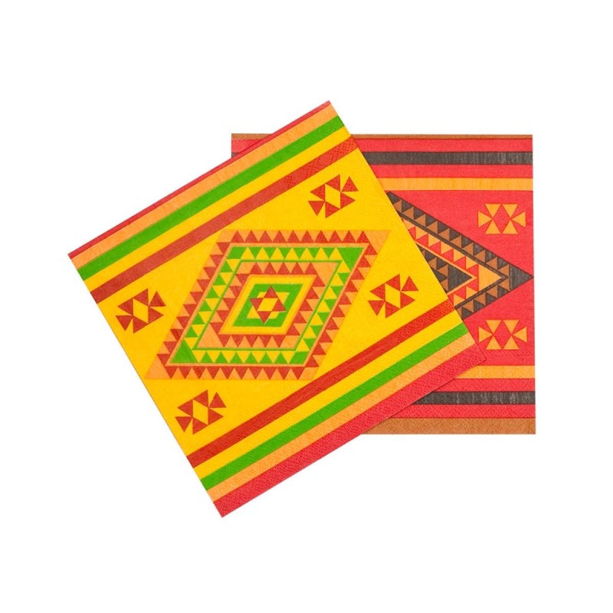 Mexican Paper Napkins - 33cm x 33cm (20pk)