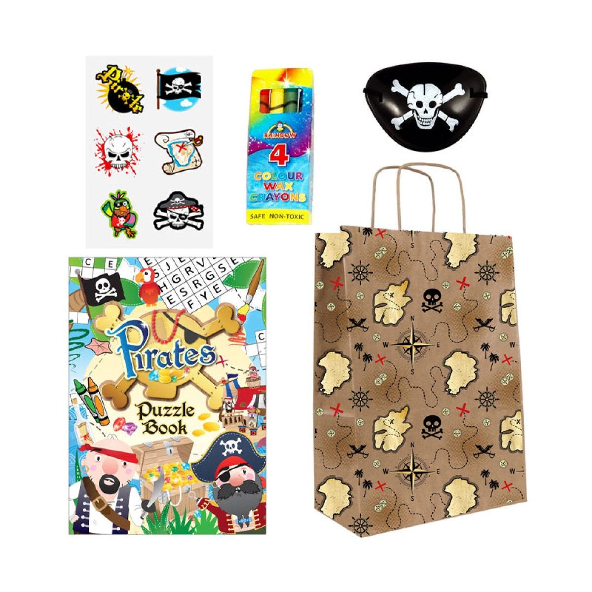 Pirate Pre-Filled Party Bags Sweet Free for 10