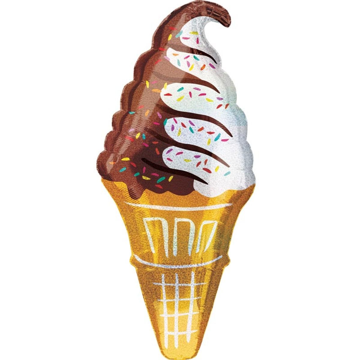 Ice Cream SuperShape Foil Balloon - 41"