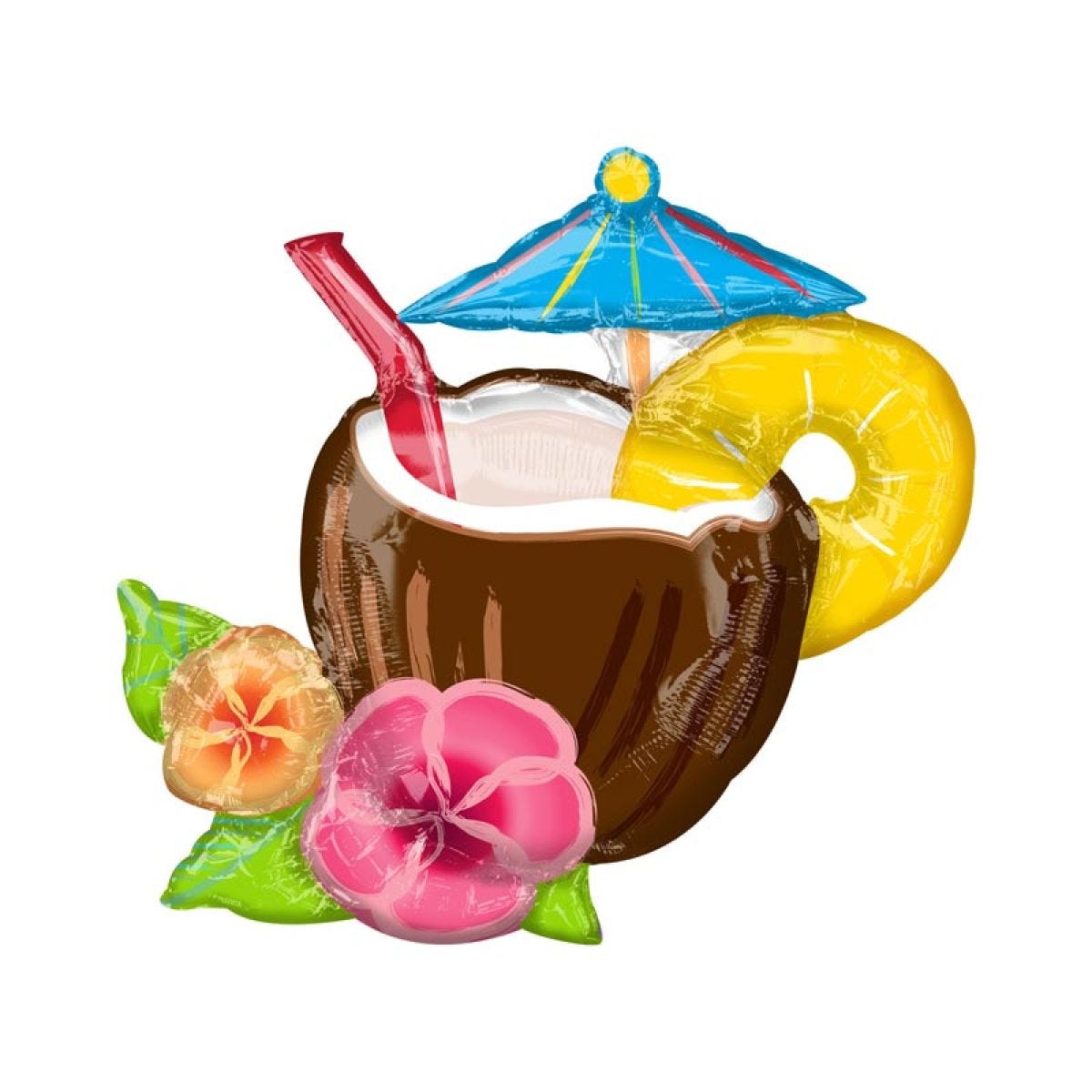 Coconut Pina Colada SuperShape Foil Balloon - 30"