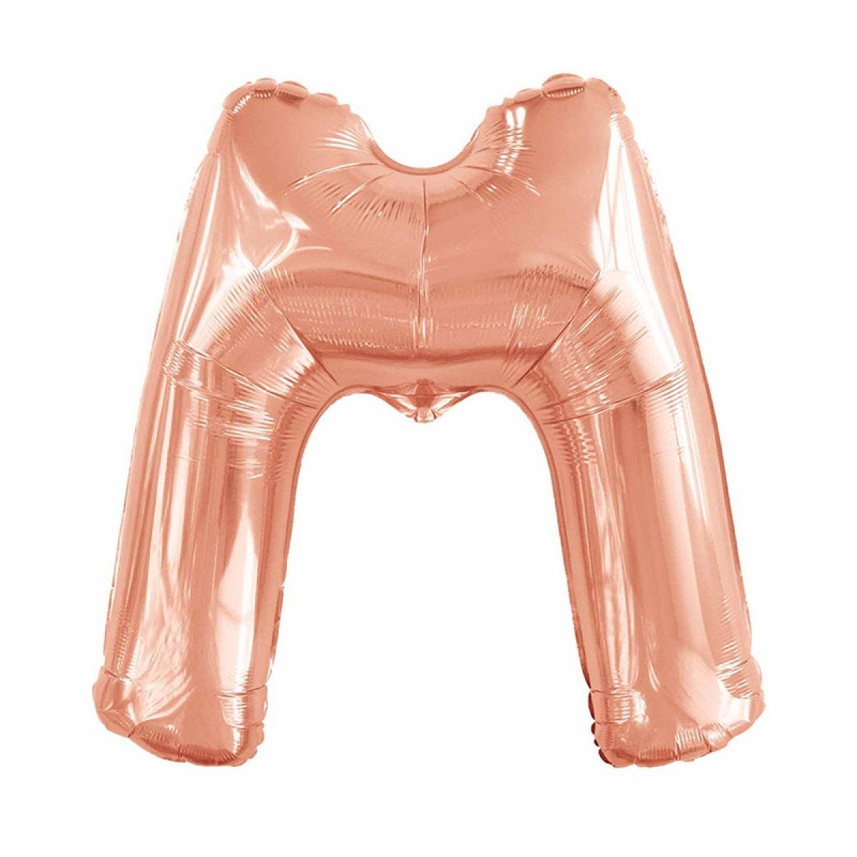 M Rose Gold Letter Balloon - 34" Foil