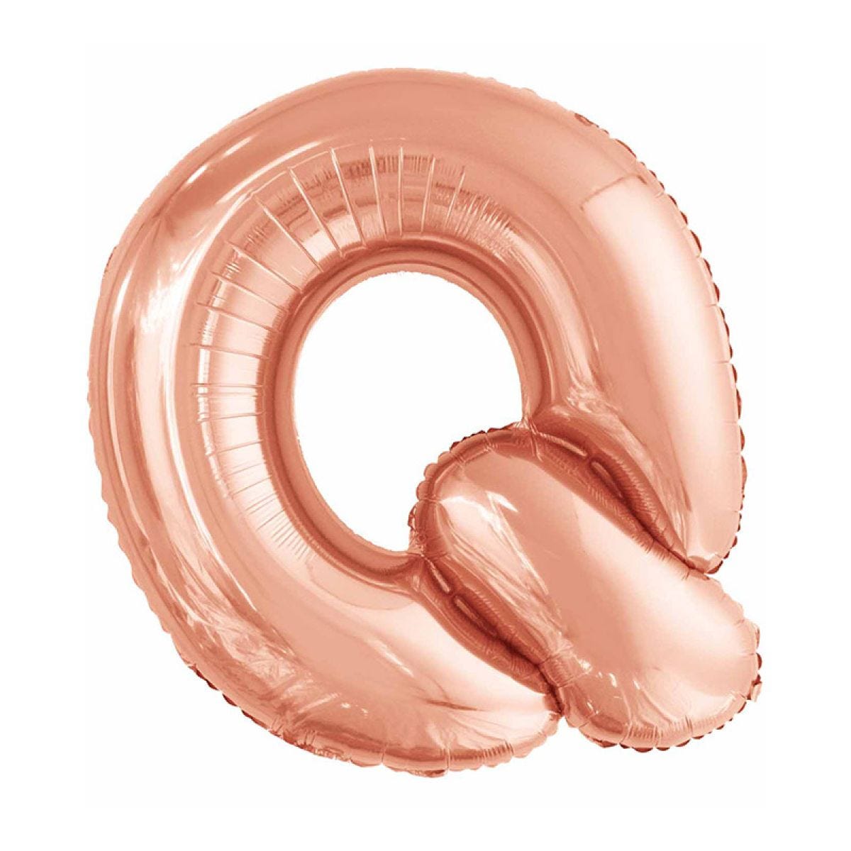 Q Rose Gold Letter Balloon - 34" Foil