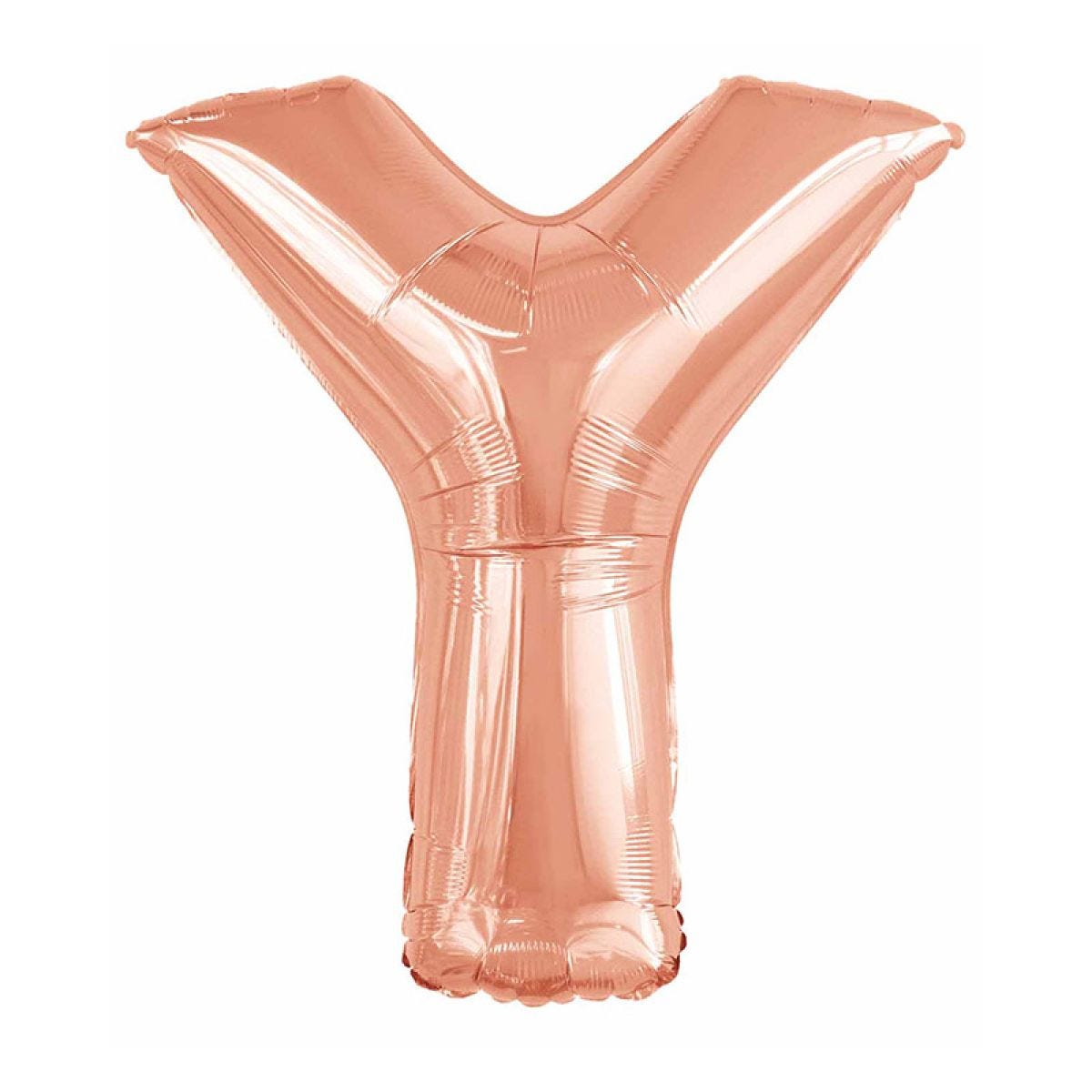Y Rose Gold Letter Balloon - 34" Foil