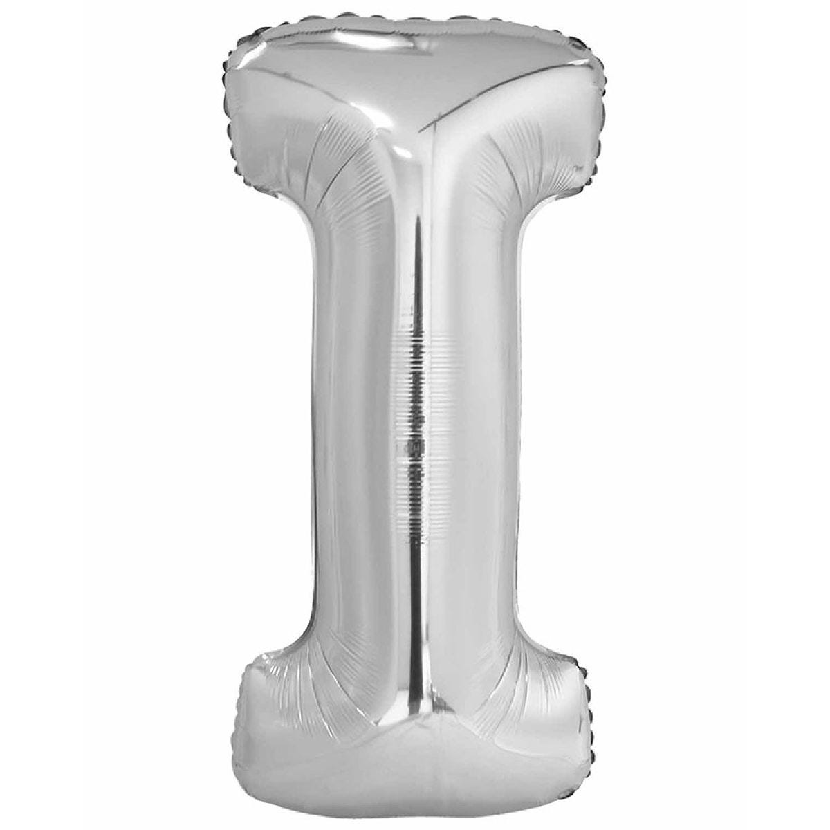 I Silver Letter Balloon - 34" Foil