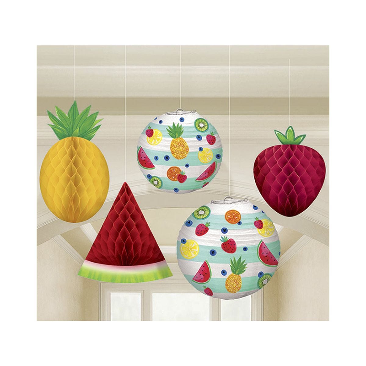 Fruit Salad Hanging Decorations (5pk)