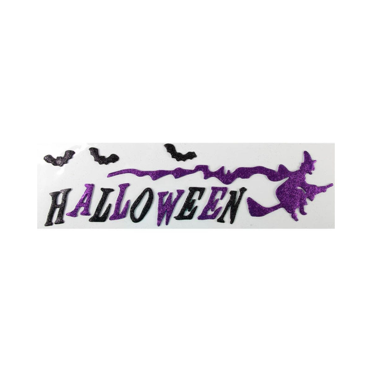 Purple Halloween Gel Clings - 15.5cm x 53cm