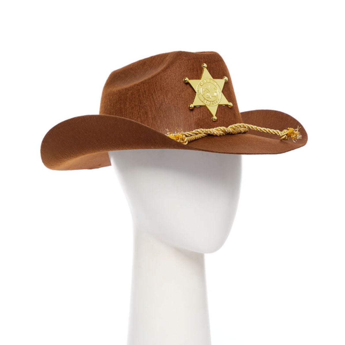 Brown  Sheriff Cowboy Hat