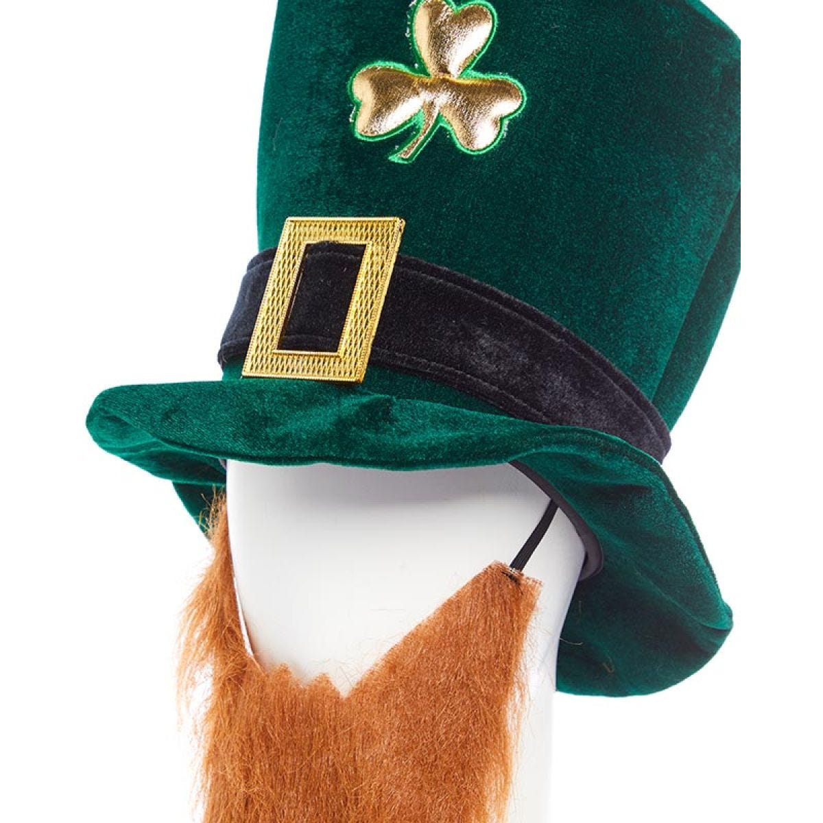 St Patrick&apos;s Day Leprechaun Hat with Beard