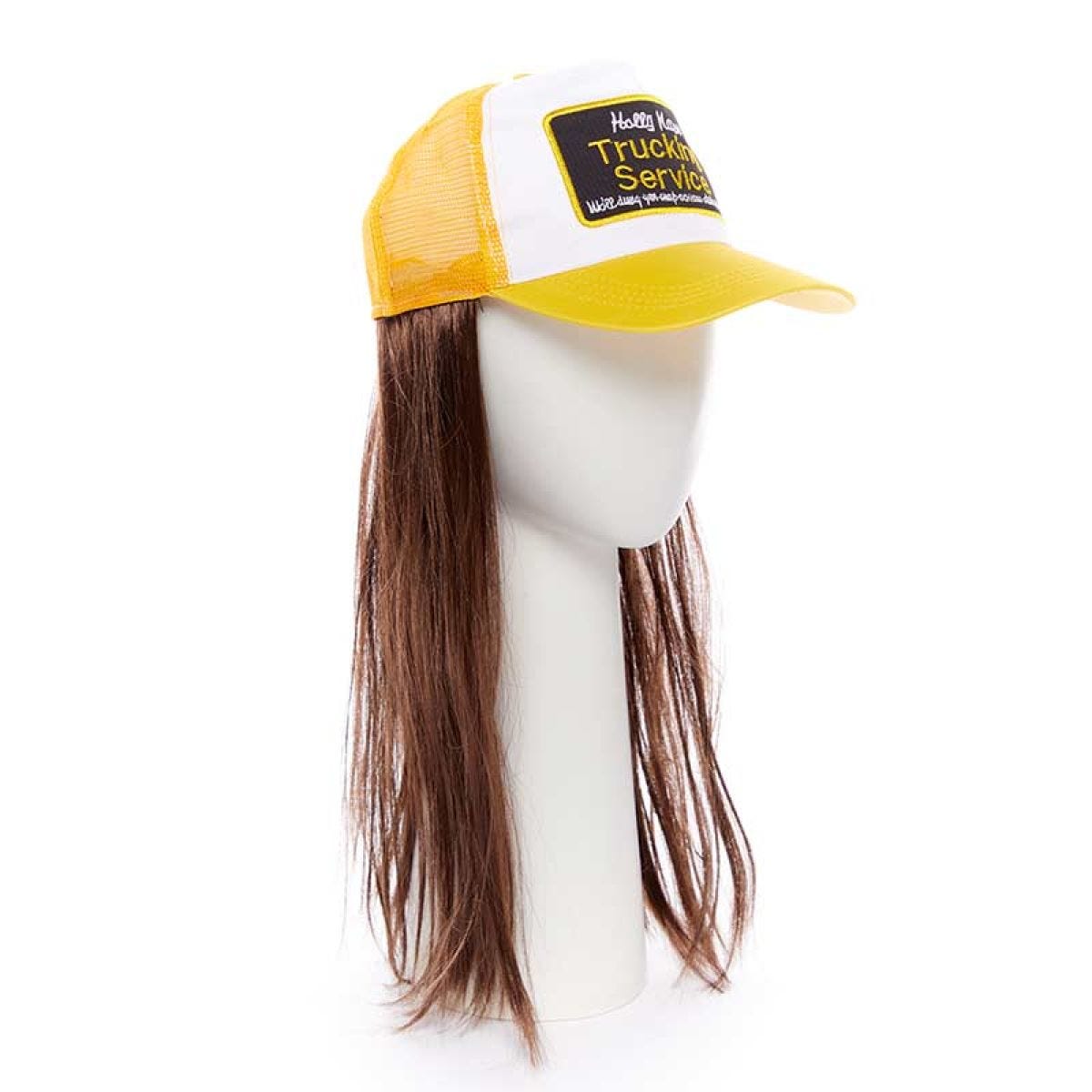 Trucker Hat with Hair