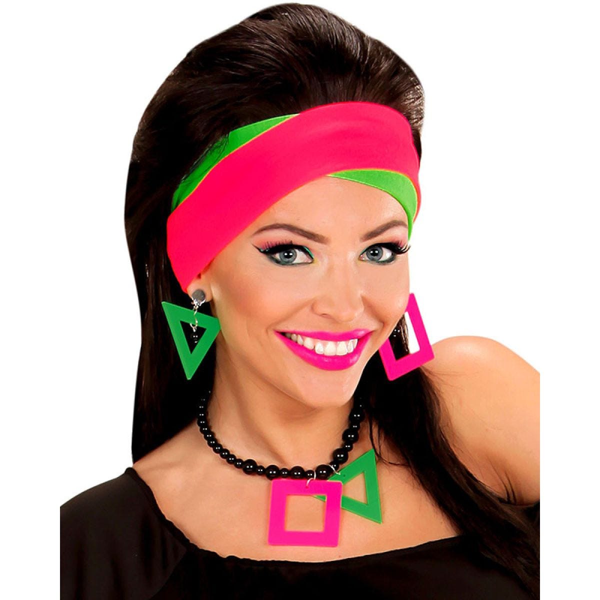 80s Neon Headband - Set of 2