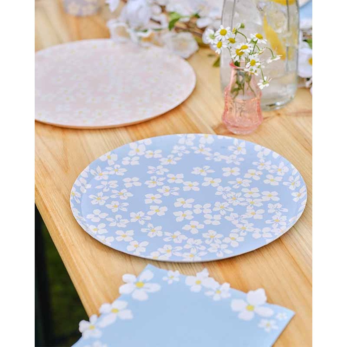 Floral Paper Plates - 25cm (8pk)