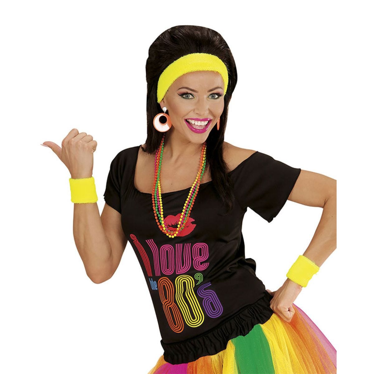 Yellow Sweatband Accessory Kit Adult