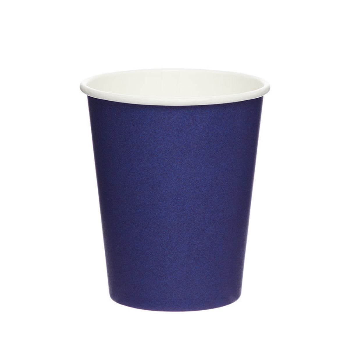 Dark Blue Paper Cups - 237ml (8pk)