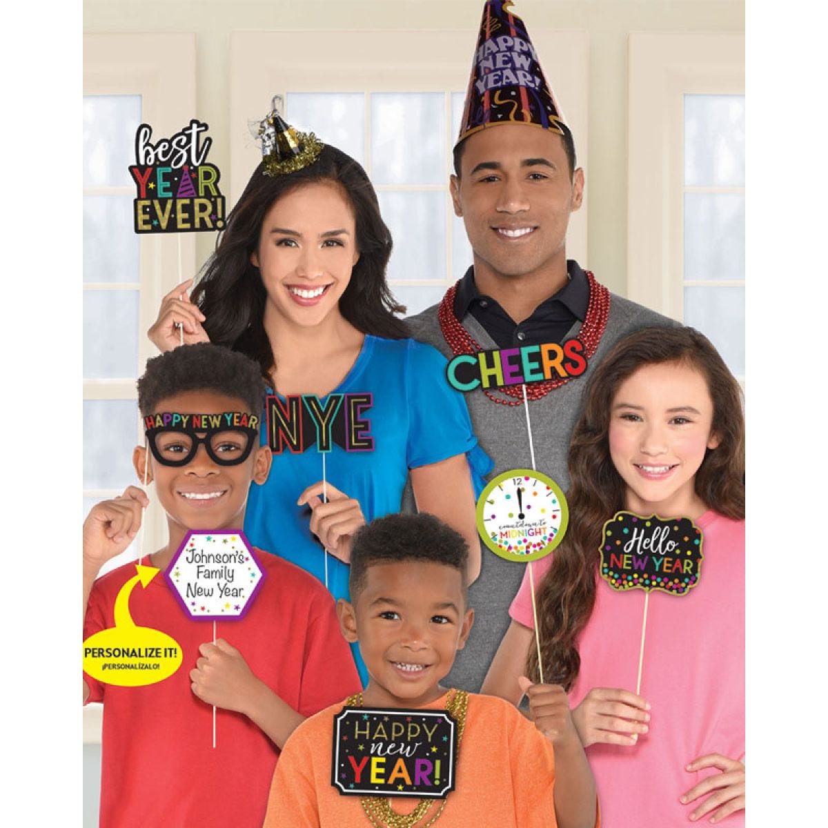 New Years Eve Photo Booth Kits(13pcs)