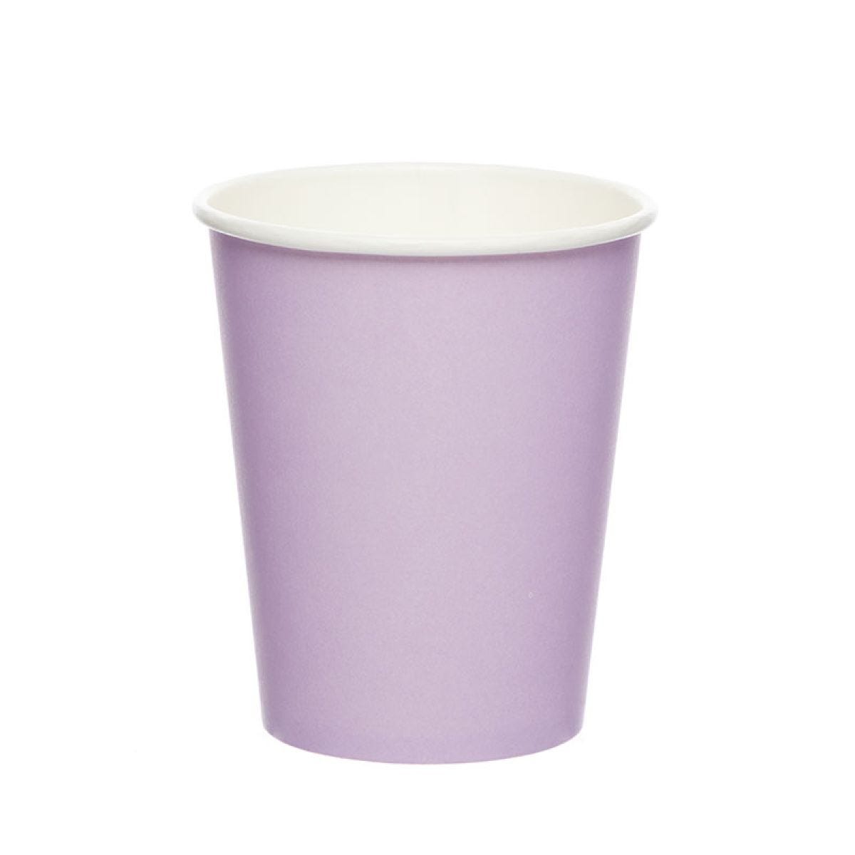 Lavender Paper Cups - 237ml (8pk)