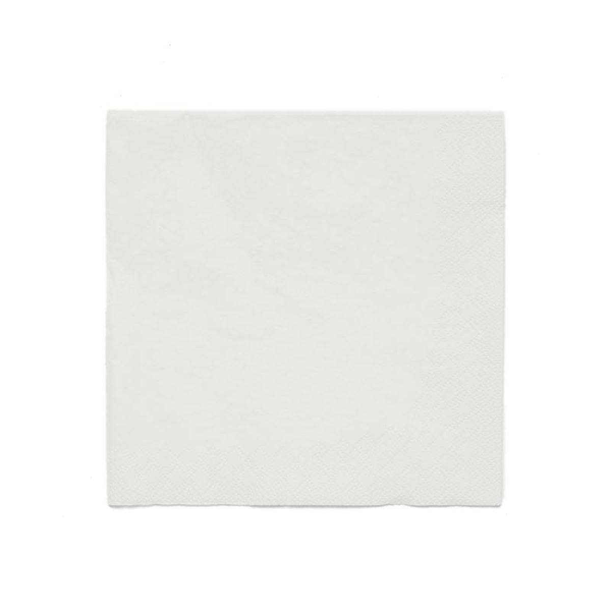 White Paper Napkins 3ply - 33cm (20pk)