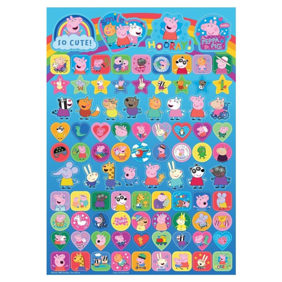 Peppa Pig Mega Pack of Stickers