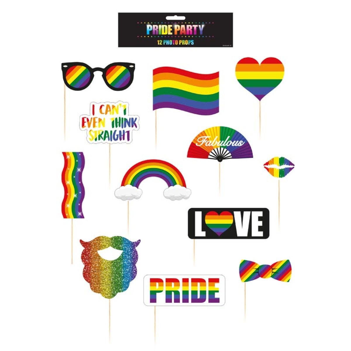 Pride Photo Booth Props