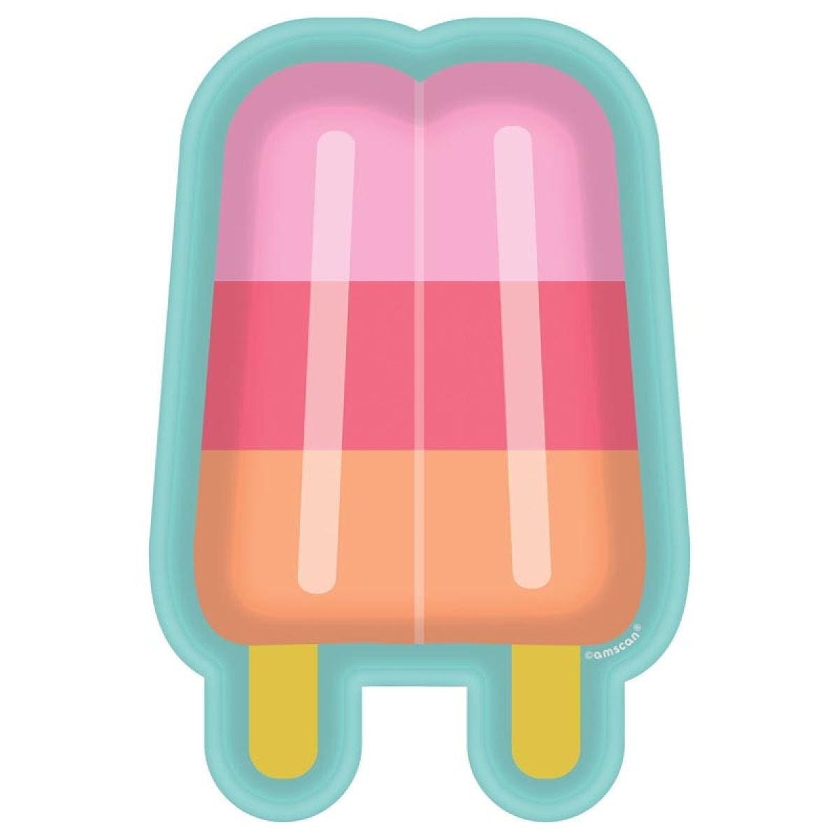 Popsicle Paper Plates - 18cm (8pk)
