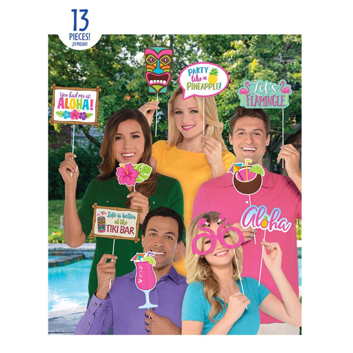Hawaiian Photo Props (13pcs)
