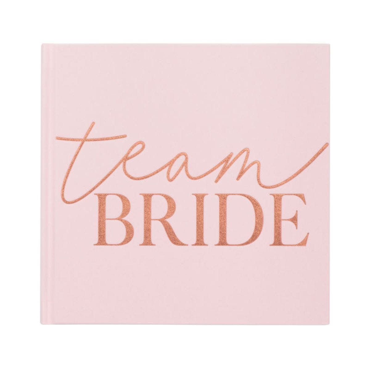 Pink Velvet Team Bride Guest Book