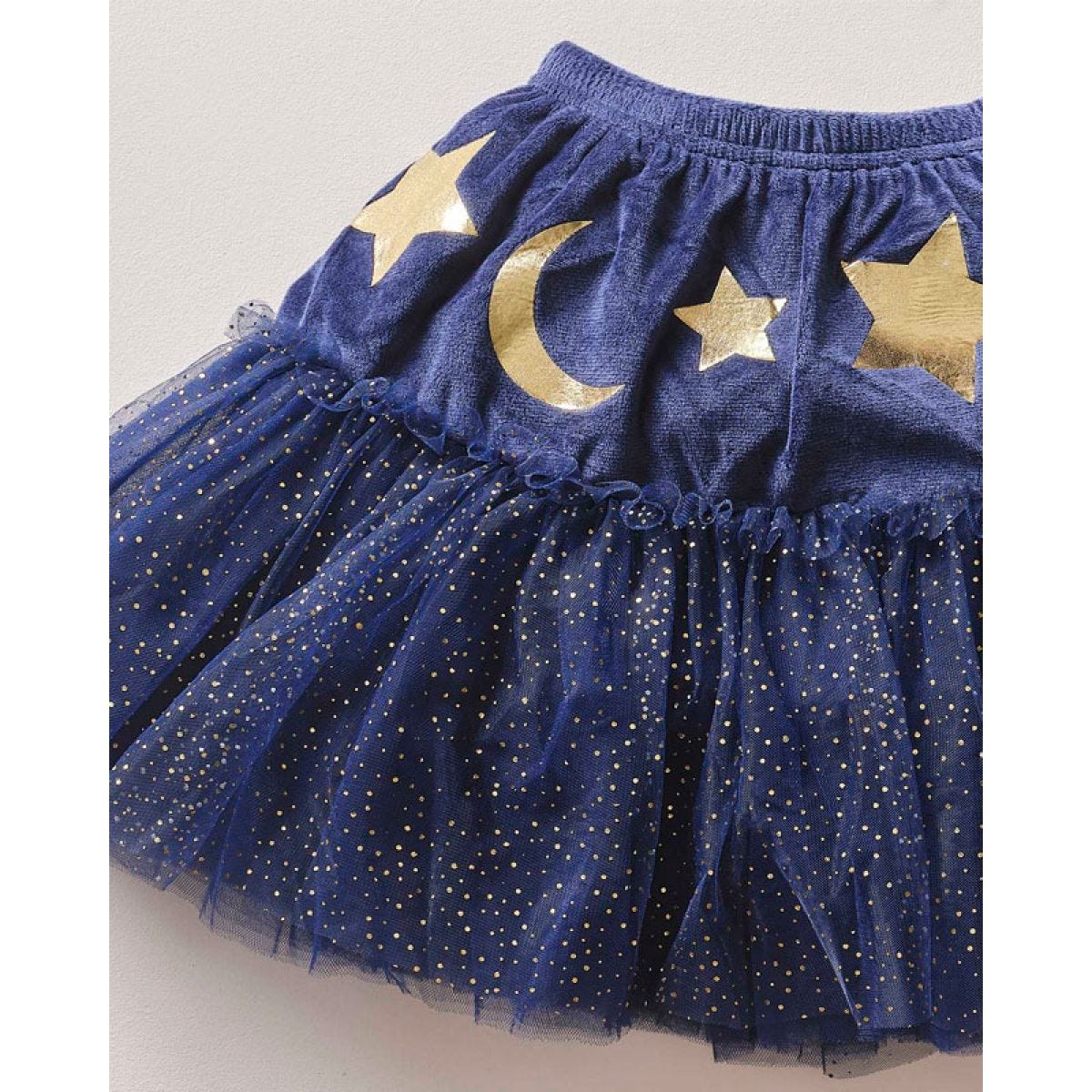Wizardess Navy Tutu- 5-7 Years