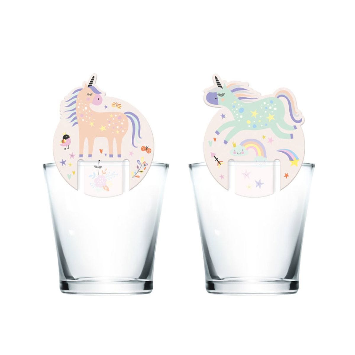 Unicorns & Rainbows Glass Markers (6pk)
