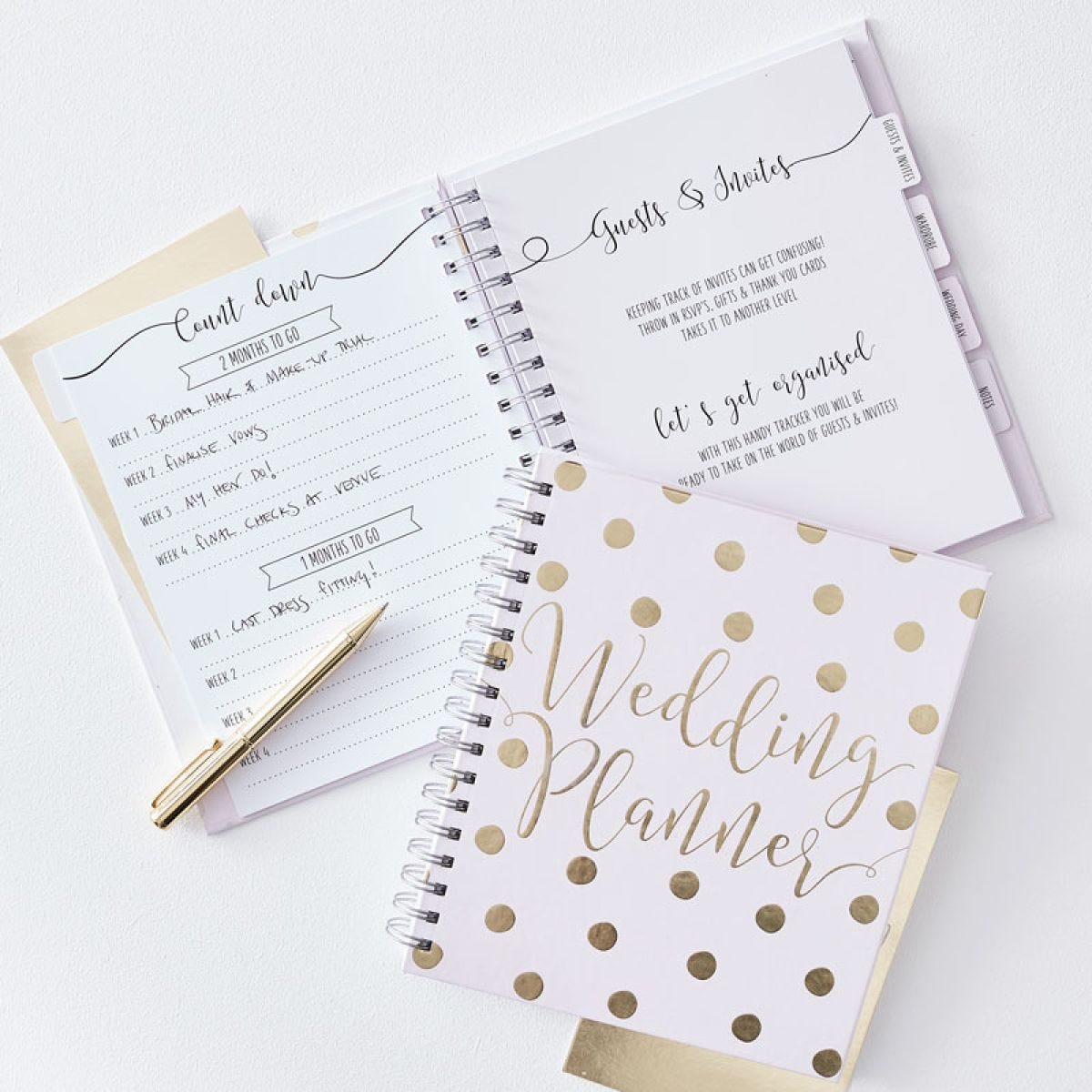 Pink & Gold Wedding Planner