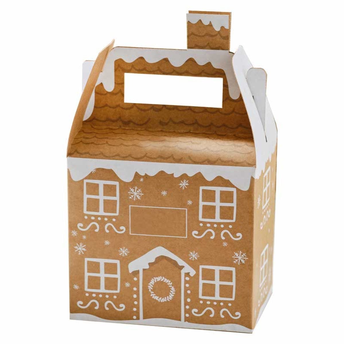 Customisable Gingerbread House Party Box (4pk)