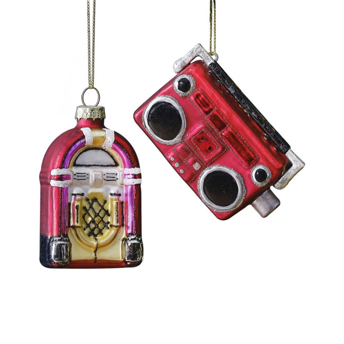 Retro Music Set Tree Decoration