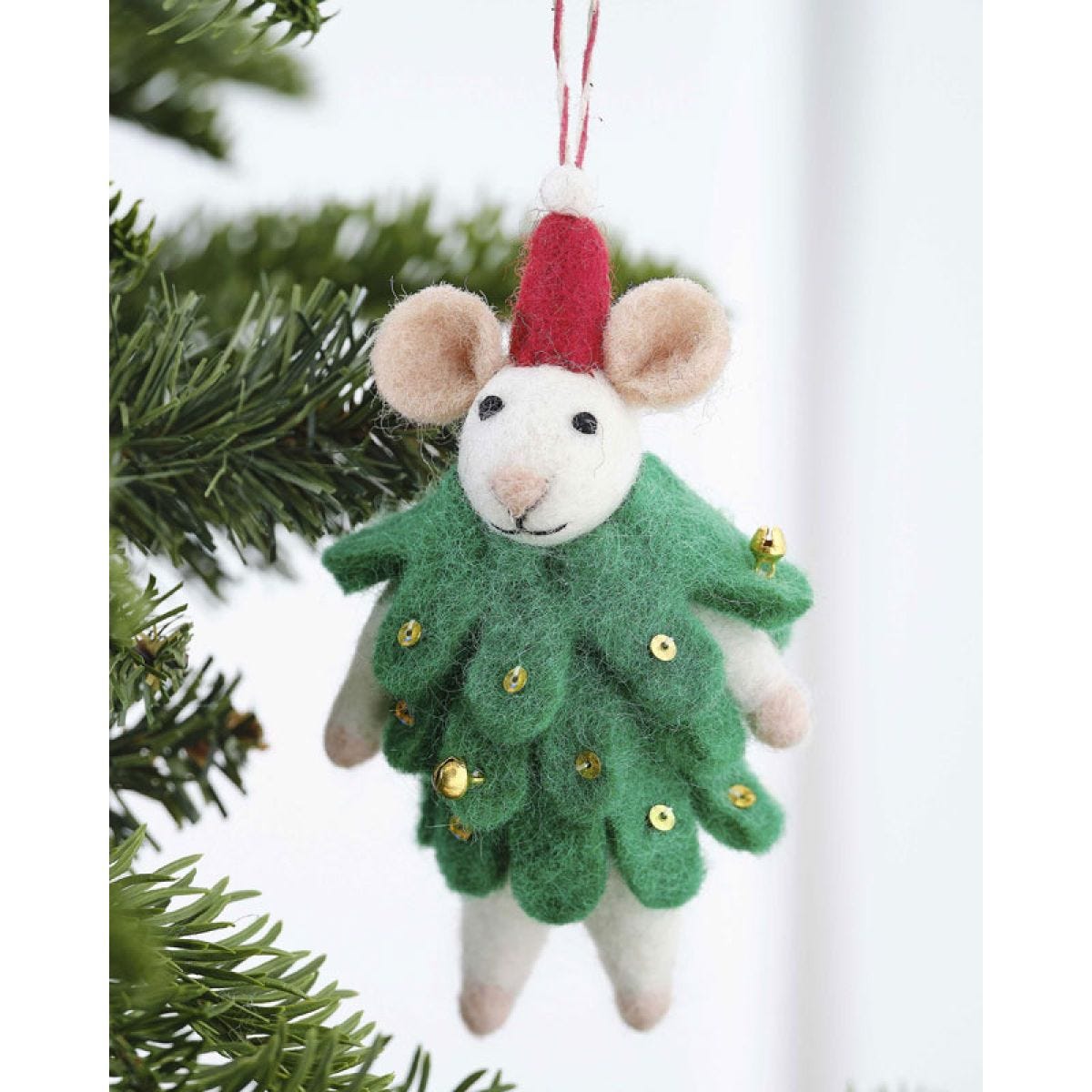 Mouse Christmas Tree Decoration
