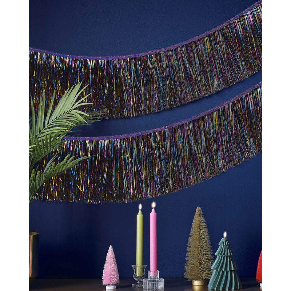 Multicoloured Tinsel Garland