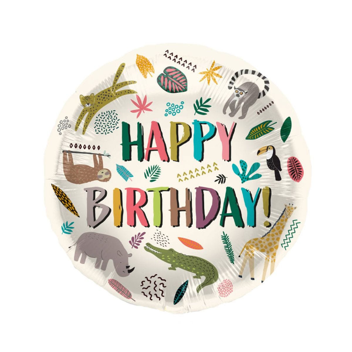 Zoo Party Balloon - 18" Foil