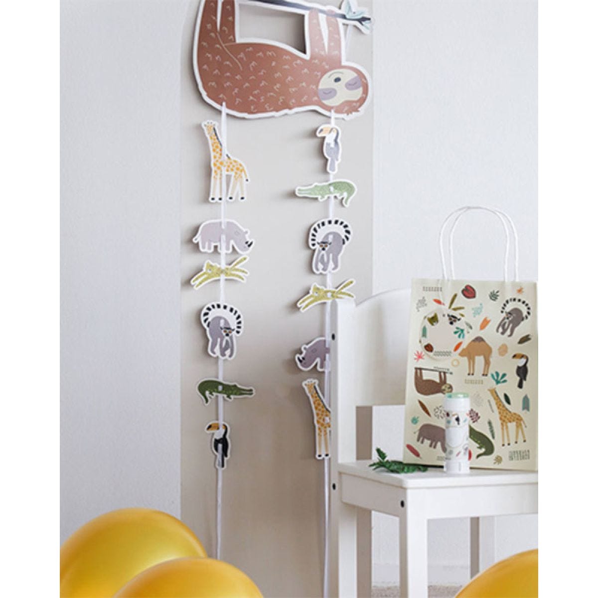 Zoo Party Paper Hanging Decoration - 30cm x 85cm