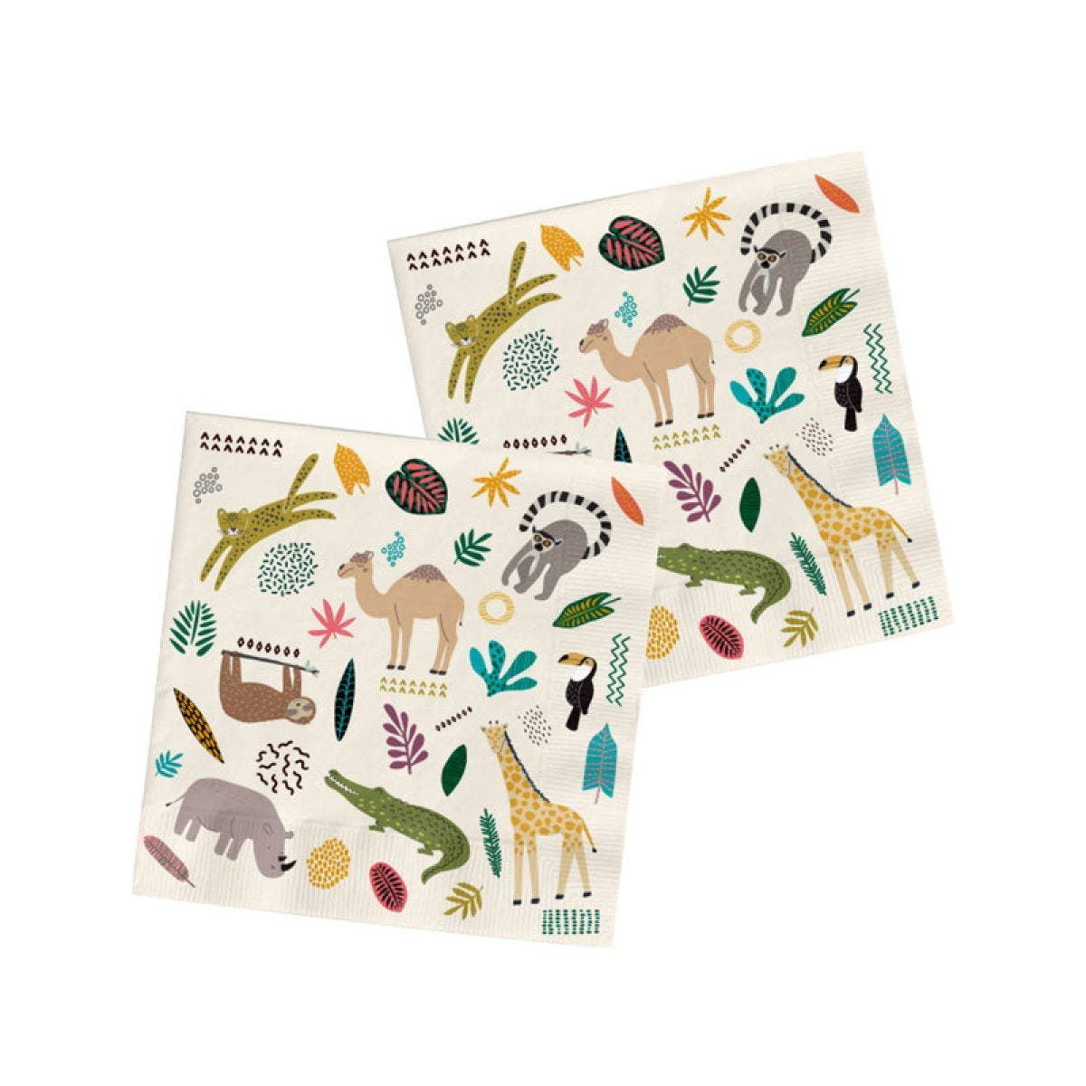 Zoo Party Paper Napkins - 33cm (20pk)