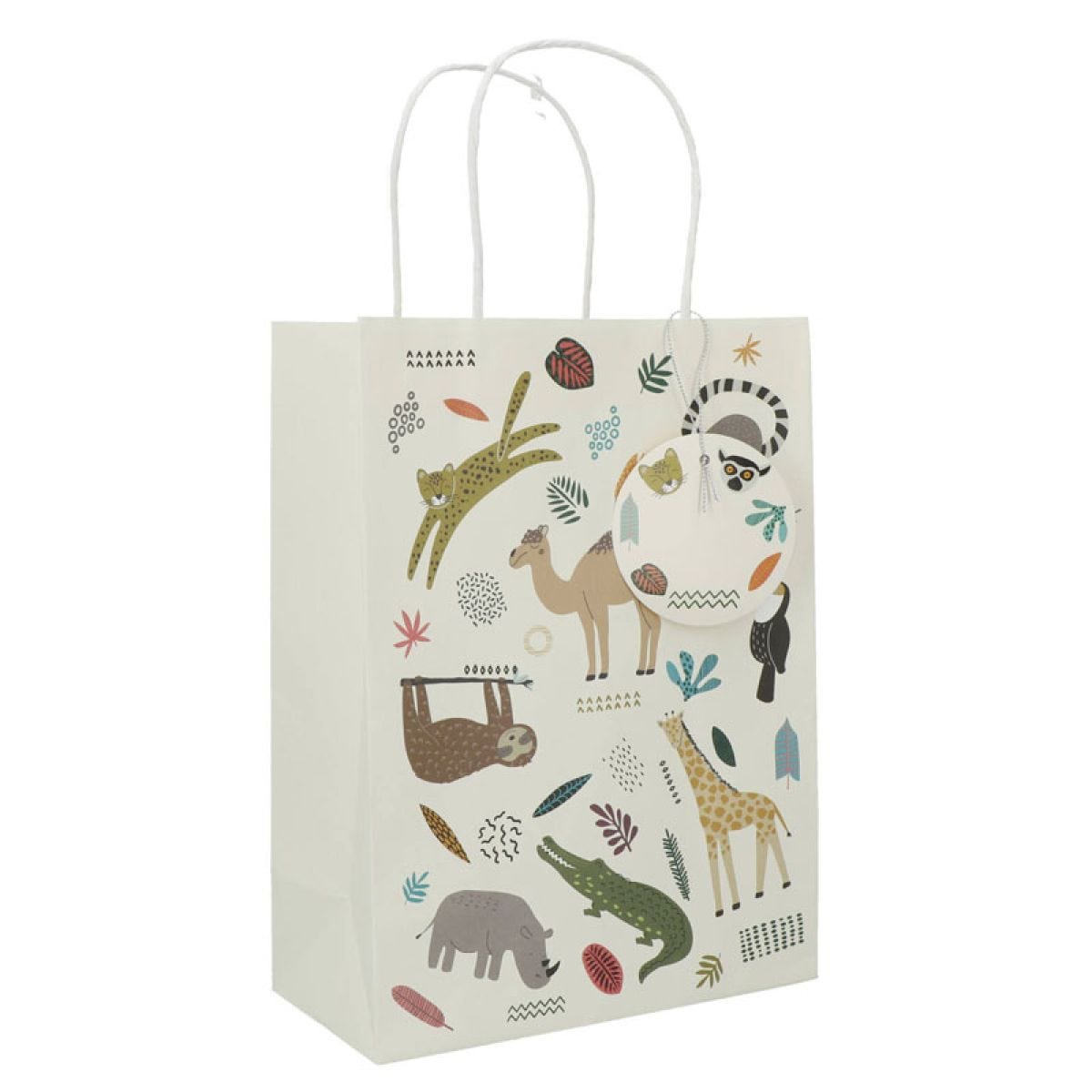 Zoo Party Paper Party Bags (6pk)